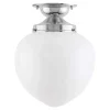 Karlskrona Lampfabrik Badrumslampor - Tak|Badrumslampor - Tak|Badrumslampa - Taklampa Lundkvist 100 nickel, droppe