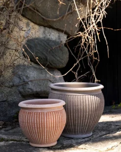 Bergs Potter ApS Blomkrukor & Vaser|Bergs Potter Krukor|Bergs Potter Utomhuskruka - Grå 40 cm