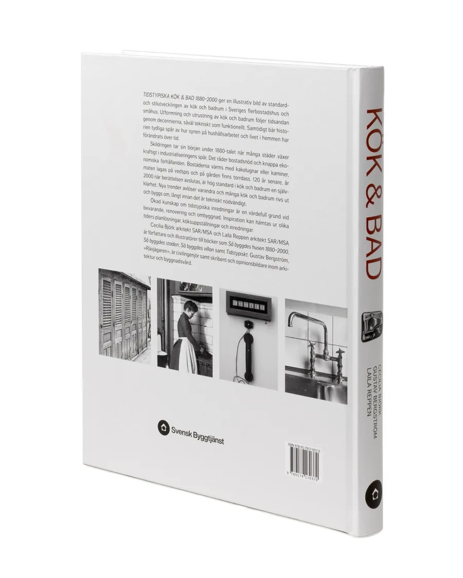 AB Svensk Byggtjänst Böcker|Presenttips|Bok - Tidstypiska kök & bad 1880-2000