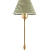 Karlskrona Lampfabrik Bordslampor|Bordslampor I Mässing|Bordslampa - Ankarcrona 50 cm mässing, olivgrön skärm