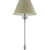 Karlskrona Lampfabrik Bordslampor|Bordslampa - Ankarcrona 50 cm nickel, olivgrön skärm