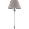 Karlskrona Lampfabrik Bordslampor|Bordslampa - Ankarcrona 50 cm nickel, beige skärm