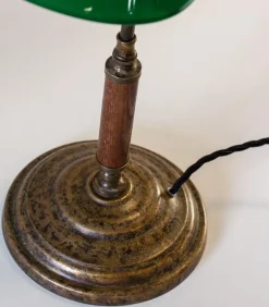 STILARS di GOBBI ANGELO S.n.c. Bordslampor|Bordslampa 1903 - Antik med grön skärm