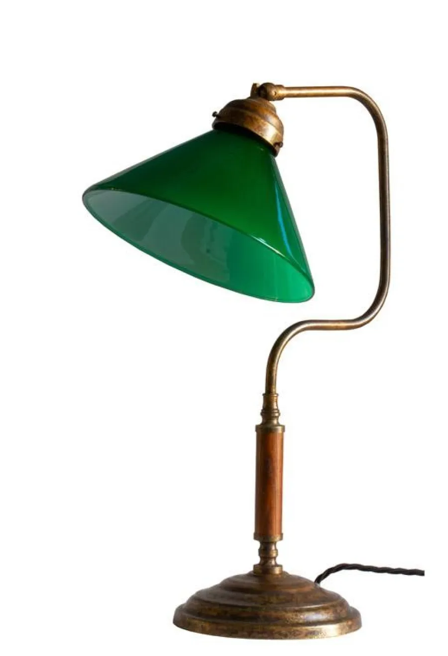STILARS di GOBBI ANGELO S.n.c. Bordslampor|Bordslampa 1903 - Antik med grön skärm