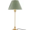 Karlskrona Lampfabrik Bordslampor|Bordslampor I Mässing|Bordslampa - Moberg 65 cm mässing, olivgrön skärm