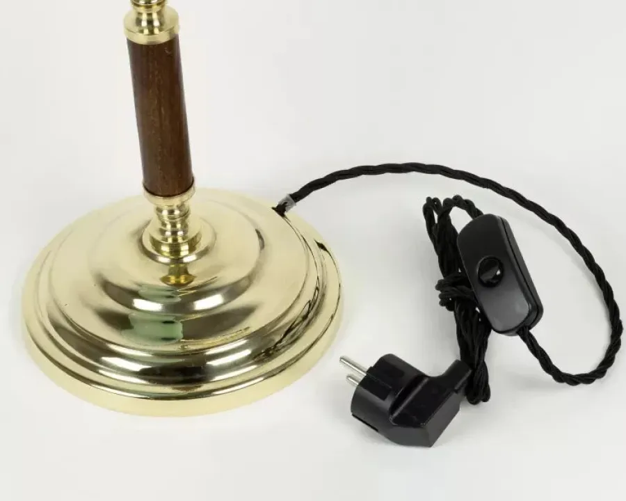 STILARS di GOBBI ANGELO S.n.c. Bordslampor|Bordslampor I Mässing|Bordslampa 1903 - Mässing med grön skärm