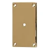 NEXA TECHNOLOGIES Krokar|Krokar|Bottenplatta mässing - För knopp/krok 40 x 70 mm