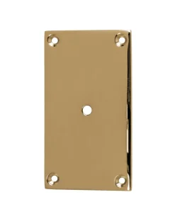 NEXA TECHNOLOGIES Krokar|Krokar|Bottenplatta mässing - För knopp/krok 40 x 70 mm