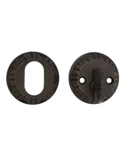 Sibes Metall AB Gammaldags Lås|Nyckelskyltar|Cylindervred & Cylinderring - Nationalromantik 57 mm antik