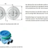 ABB Electrification Sweden AB Dubbel Strömbrytare Med Dimmer|Strömbrytare Med Dimmer|Dimmer - Dubbel tryckknapp vit porslin - ABB Decento