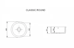 Badex AB Diskhoar I Porslin|Diskho - Shaws Classic Round 46 cm