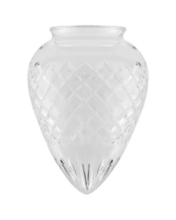 Karlskrona Lampfabrik Lampskärmar I Glas|Droppskärm (f80/Slipat klar)