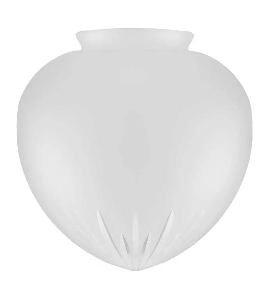 Karlskrona Lampfabrik Lampskärmar I Glas|Droppskärm (f100/Slipat matt)