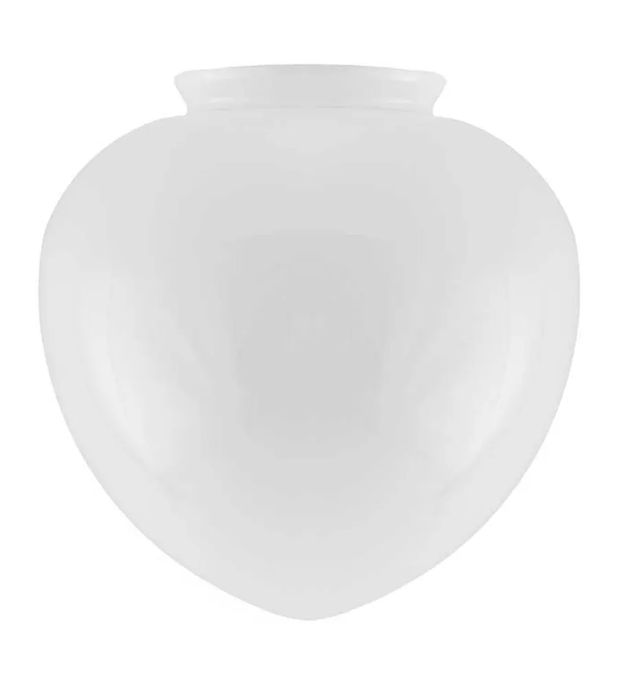 Karlskrona Lampfabrik Lampskärmar I Glas|Droppskärm (f100/Vit)