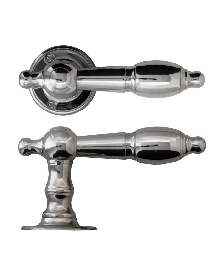 NEXA TECHNOLOGIES / NANDAN INTERNATIONAL Dörrhandtag Med Rosett|Dörrhandtag - Låsbolaget 145 nickel