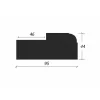 Valbo Trä AB Dörrkarmar|Dörrkarm Sekelskifte - Allmoge rundad 44x95 mm (hel längd 5,1 m)