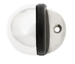 Sibes Metall AB Dörrstopp I Nickel|Dörrstopp - Nickel, golvmontering