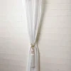 Sanova AB Duschdraperihållare|Tillbehör Mässing - Badrum|Duschdraperihållare - Rund 90 cm mässing