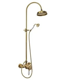 Gaboli Fratelli Rubinetteria Duschar|Duschset|Duschset - Kensington retro med termostatblandare, brons