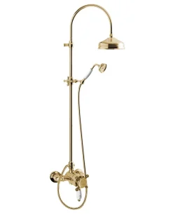 Gaboli Fratelli Rubinetteria Duschar|Duschset|Duschset - Kensington retro med termostatblandare, guld