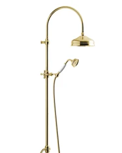 Gaboli Fratelli Rubinetteria Duschar|Duschset - Kensington retro utan blandare, mässing