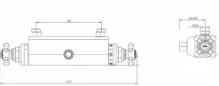 Badex AB Duschblandare|Duschtermostat - Donegal 160 c/c