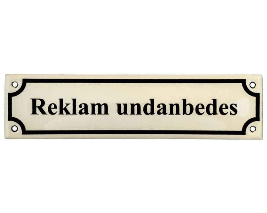 Emaljehuset Emaljskyltar|Emaljskyltar & Dörrskyltar|Emaljskylt - Reklam Undanbedes