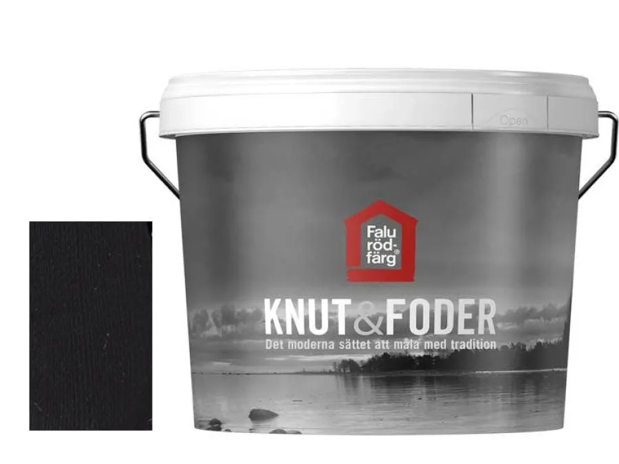 Stora Kopparbergs Bergslags AB Falu Rödfärg - Knut & Foder|Falu Rödfärg - Knut & Foder Svart 3 L