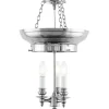 Karlskrona Lampfabrik Amplar|Stora Taklampor|Foajéampel 200 (Nickel/3xE14) - Utan skärm