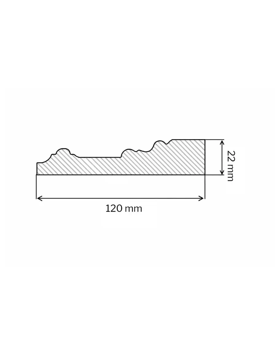 Valbo Trä AB Dörr- & Fönsterfoder|Foder - Mäster 120 mm