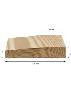 Valbo Trä AB Skurklossar/Fodersocklar|Fodersockel - Universal 24x124 mm