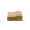 Valbo Trä AB Skurklossar/Fodersocklar|Fodersockel - Universal 24x74 mm