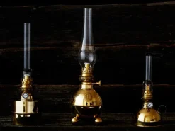 Karlskrona Lampfabrik Fotogenlampor - Bord|Juldekoration|Fotogenlampa - Dragsö mässing