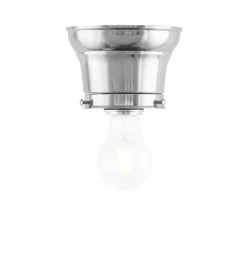 Karlskrona Lampfabrik Små Taklampor|FrödingPlafond 80 (Nickel)