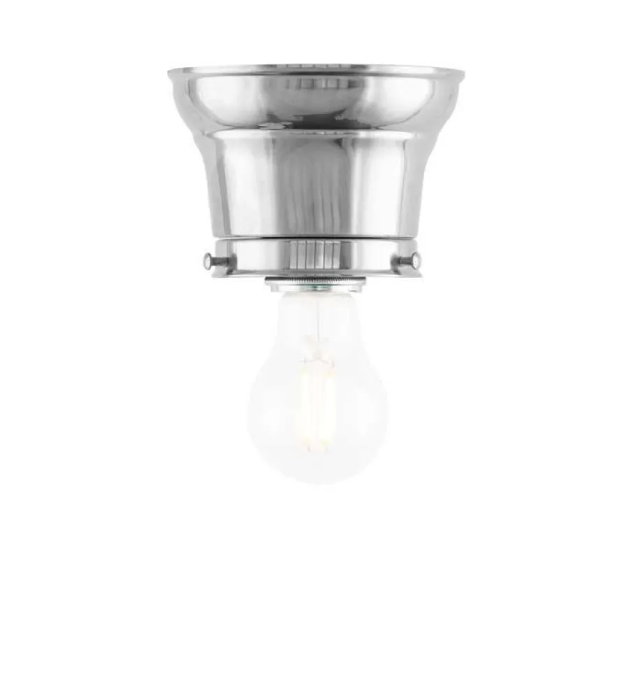 Karlskrona Lampfabrik Små Taklampor|FrödingPlafond 80 (Nickel)