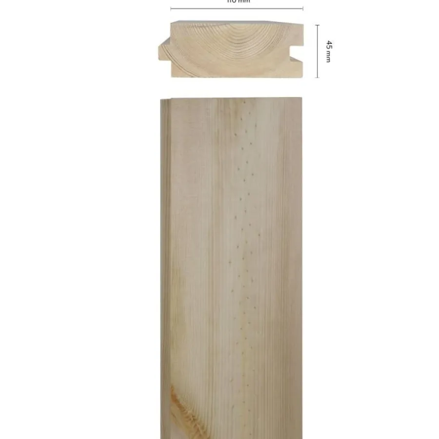 Valbo Trä AB Furugolv|Trägolv Hall|Furugolv Södermalm - 45x110 mm - Massivt trägolv