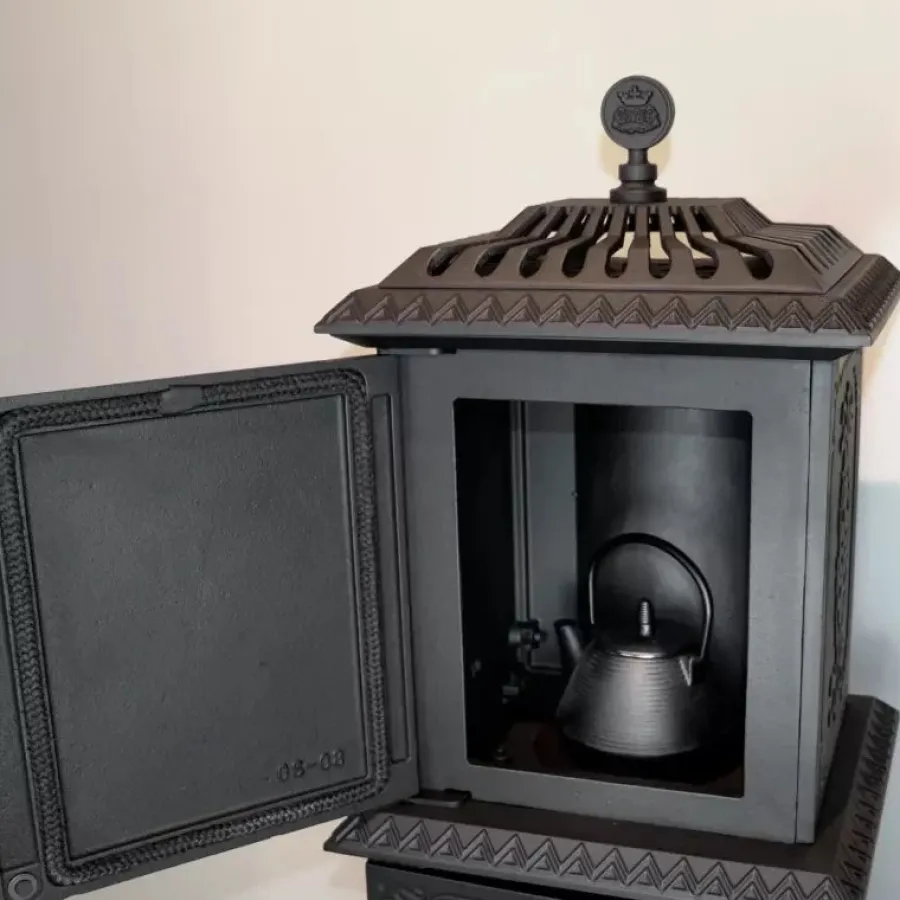 SCANDINAVISK SPISMILJÖ AB Gjutjärnskaminer|Inredning I Gjutjärn|Gjutjärnskamin - Kamin Westbo Victoria 240