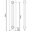 Arroll Limited Inredning I Gjutjärn|Radiatorer|Gjutjärnsradiator - Chester 79 cm