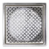 NEXA TECHNOLOGIES Golvbrunnssilar|Golvbrunnssil - Klöverplåt krom 200 x 200 mm
