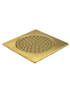 TEBO Byggtillbehör AB Tillbehör Mässing - Badrum|Golvbrunnssilar|Golvbrunnssil mässing - Standard 200 x 200 mm