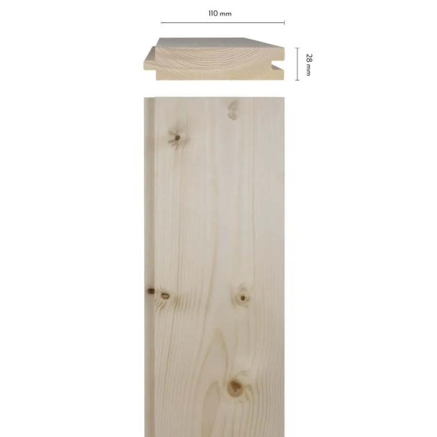 Valbo Trä AB Trägolv Hall|Grangolv|Grangolv Södermalm - 28 x 110 mm - Massivt trägolv
