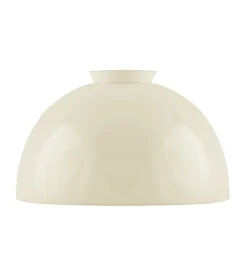 Karlskrona Lampfabrik Lampskärmar I Glas|Halvsfär d170 (f60/Benvit)