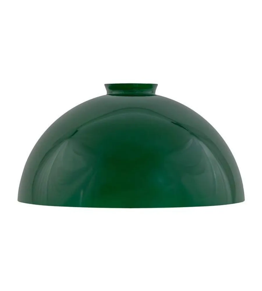 Karlskrona Lampfabrik Lampskärmar I Glas|Halvsfär d235 (f60/Grön)