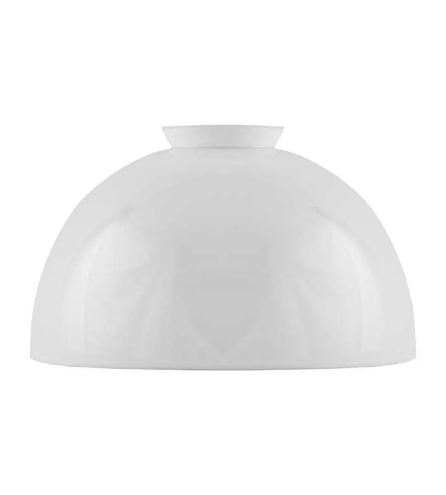 Karlskrona Lampfabrik Lampskärmar I Glas|Halvsfär d170 (f60/Vit)
