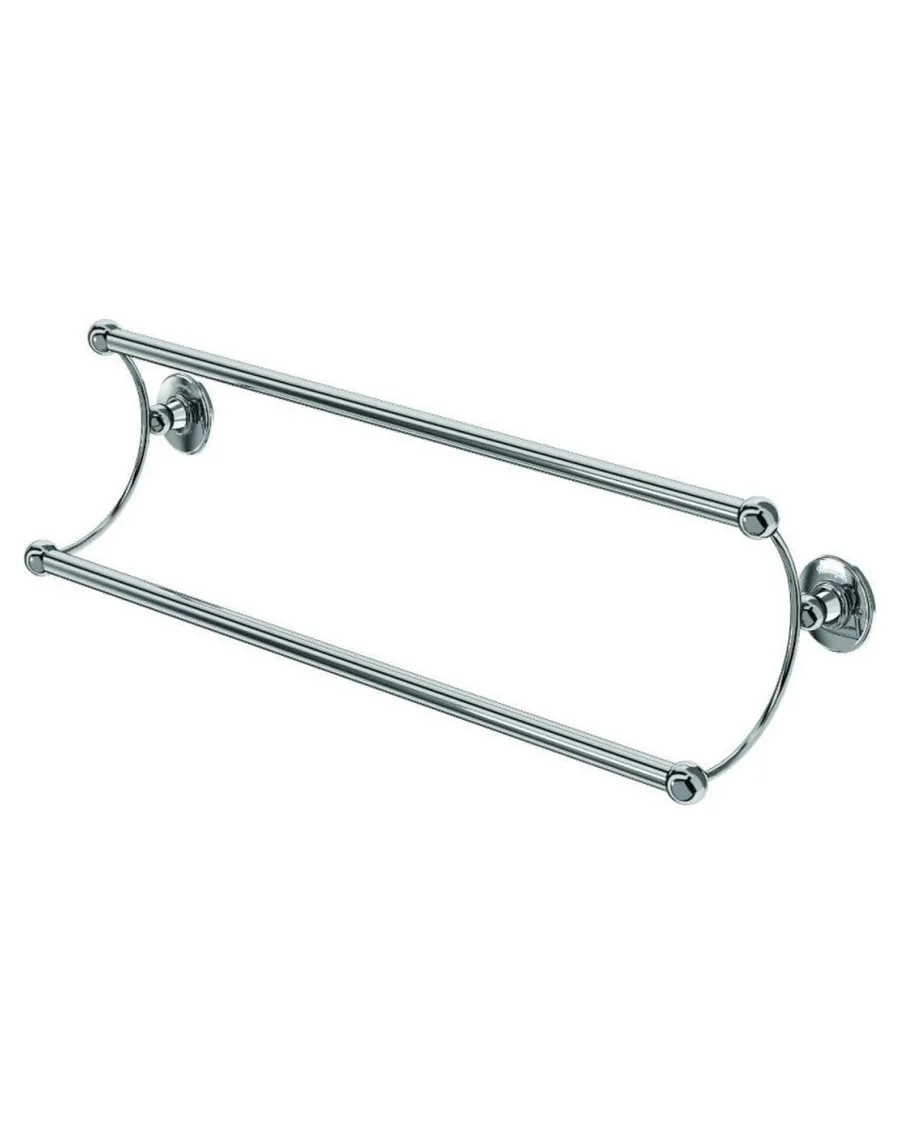 Badex AB Tillbehör Krom - Badrum|Handduksstänger|Handduksstång - Burlington dubbel 66 cm