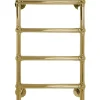 Sanova AB Handdukstorkar|Handdukstorkar Med El|Handdukstork - Mayfair mässing, elanslutning höger 500x760 mm
