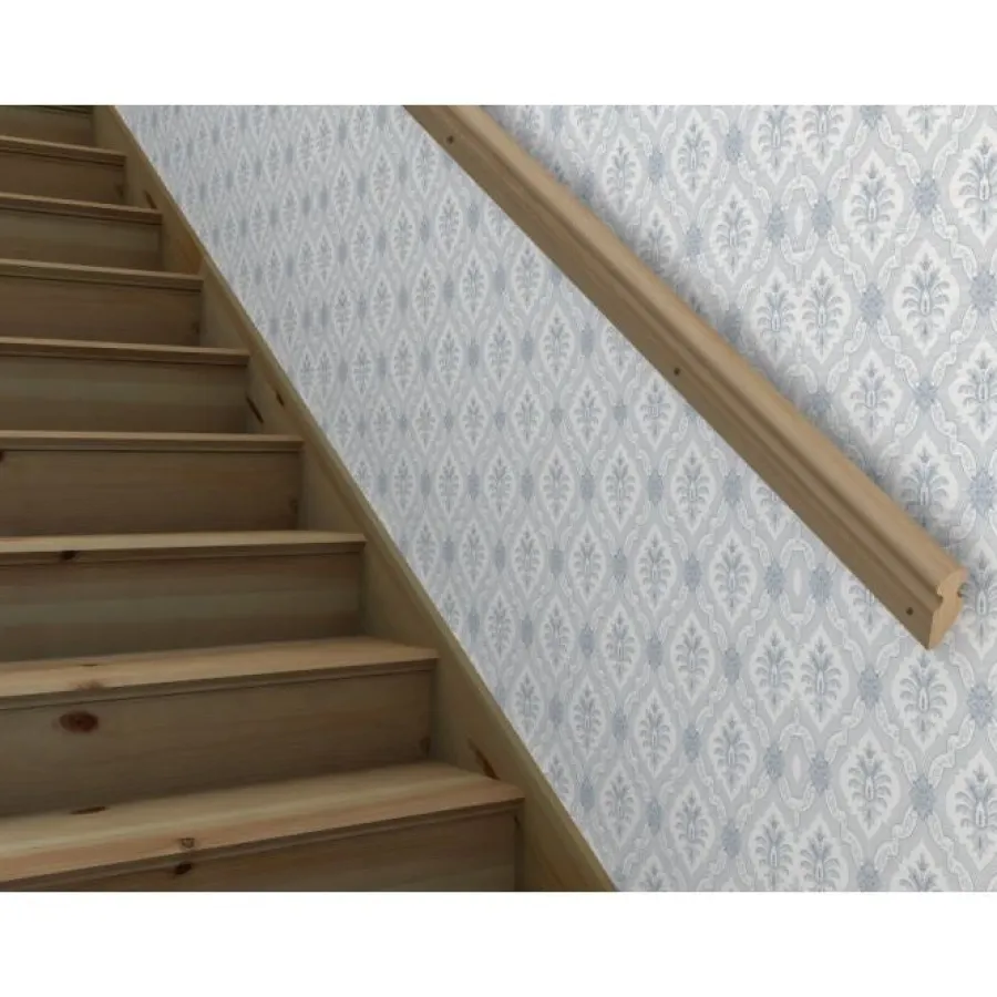 Valbo Trä AB Handledare|Handledare|Handledare av trä - Gammaldags ledstång 40x118 mm