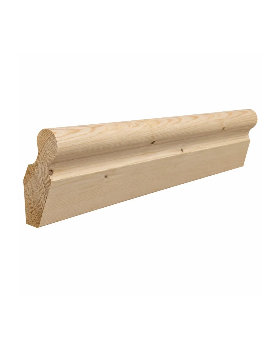 Valbo Trä AB Handledare|Handledare|Handledare av trä - Gammaldags ledstång 40x118 mm