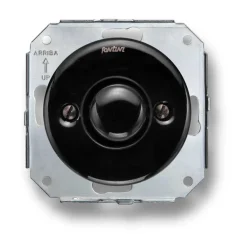 Fontini S.A. Insatser|Insats dimmer traditionell 40-500 W svart porslin - Fontini infällt