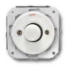 Fontini S.A. Insatser|Vit Porslin Infällt Fontini|Insats dimmer universal LED 4-100W vitt porslin - Fontini infällt